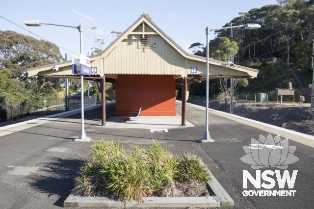 Coledale Railway Station Group - Platform and North elevation of the platform Building.