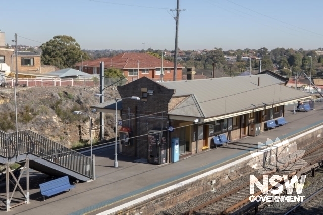Dulwich Hill Railway Station Group - Stairs and Platform Building.