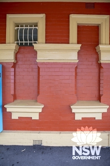 Carramar Railway Station Group - Platform building has some bricked up window openings.