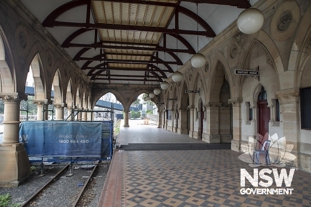 Mortuary Railway Station and Gardens - Tiled Platform Area