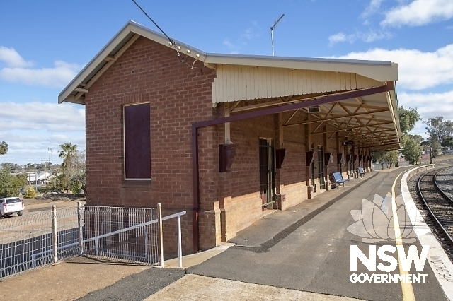 Condobolin Railway Precinct - Station building and awning