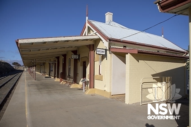 Cooma Railway Precinct - Gents toilet building, north elevation.