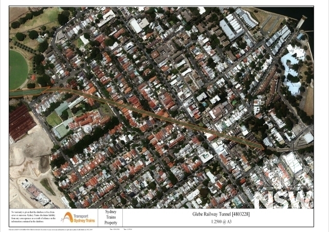 Glebe Railway Tunnel Curtilage Plan