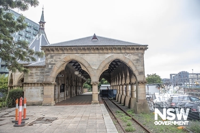 Mortuary Railway Station and Gardens - Southern elevation