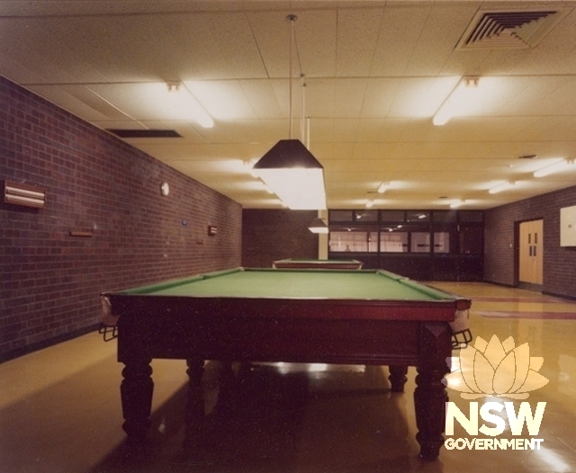 RAN apprentice school (Block C21 interior of games area), nd