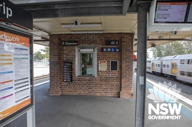 Riverwood Railway Station Group - eastern elevation and ticket window