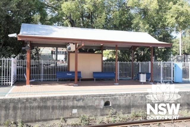 Tempe Railway Station - Platform 4 building