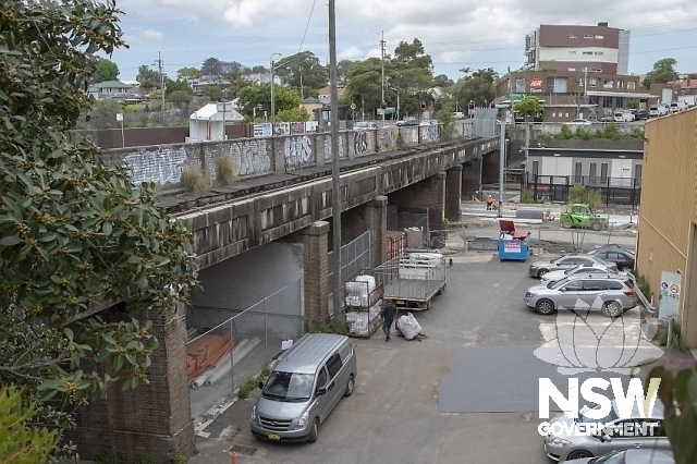 Lilyfield (Catherine St) Overbridge - Western side