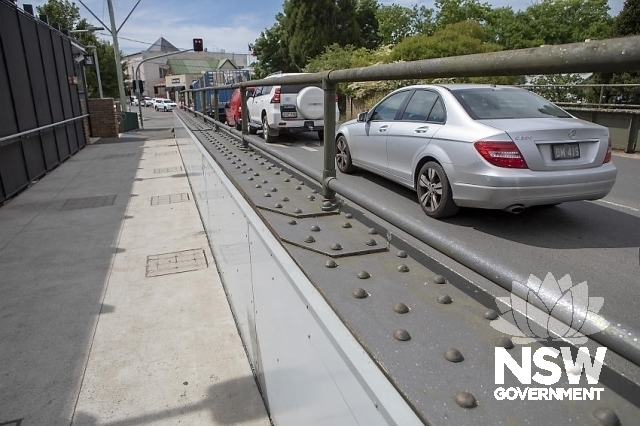Bowral Railway Station Group - Steel roadbridge at the south end of the station.