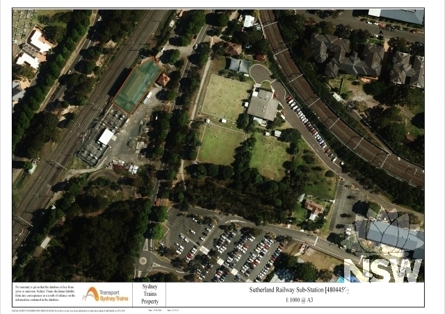 Sutherland Railway Sub-Station 4804459 Curtilage Map