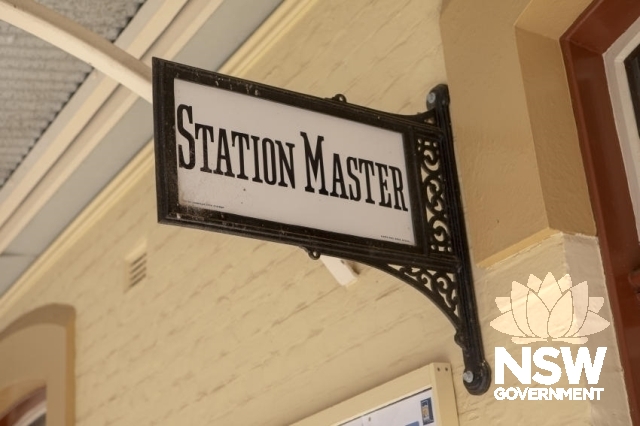 Cooma Railway Precinct - Station Master sign