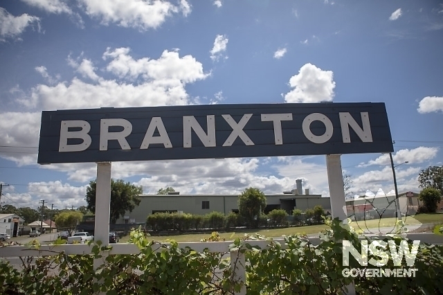 Branxton Railway Station Group - Branxton Sign