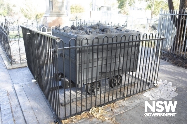 Bulli Mine Disaster Memorial - Coal cart next to the Memorial.