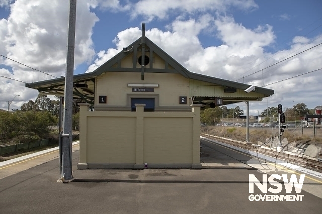 Villawood Railway Station Group - Western elevation and toilet entrance