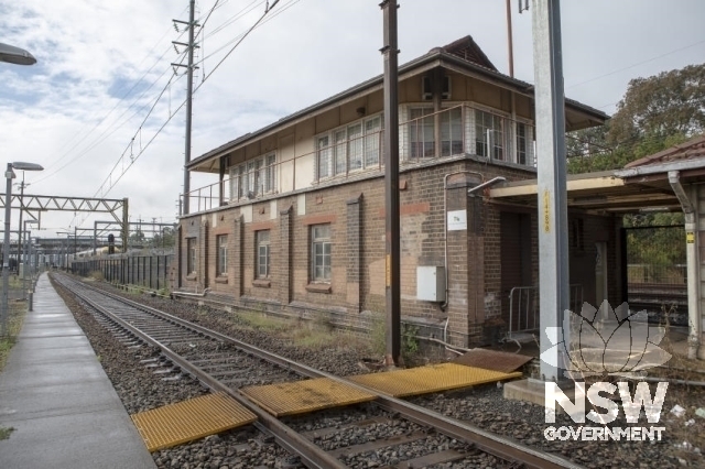 Flemington Railway Station Group - Signal Box view from Platform