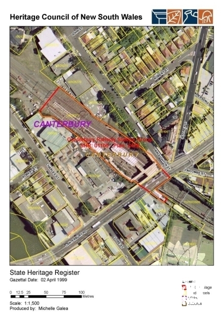 Canterbury Railway Station Group State Heritage Listing Curtilage (database ID# 5011966)