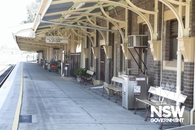 Bathurst Railway Precinct - Under Awning and old signage.