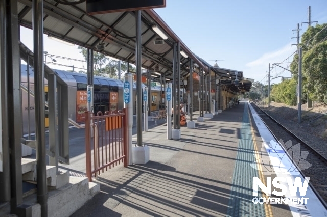 Mortdale Railway Station Group - Platform and canopy.