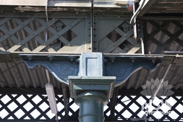 Petersham Railway Station Group - Footbridge detail.