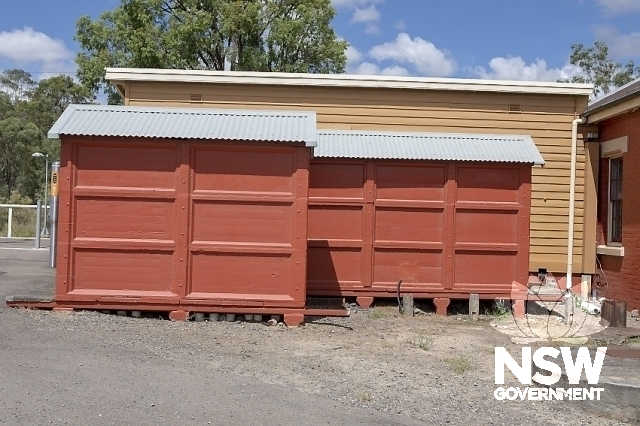Branxton Railway Station Group - Two pre-cast concrete sheds next to the signal box