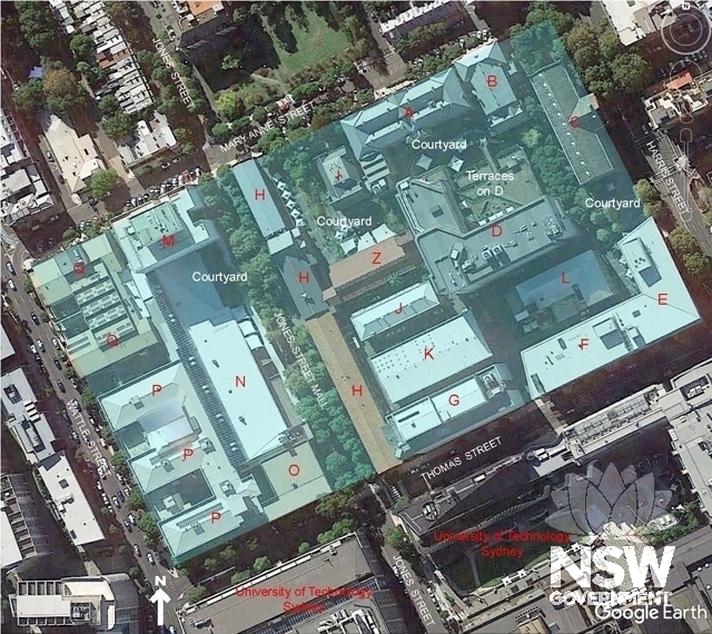 TAFE NSW Ultimo Campus: Main Campus Site Plan