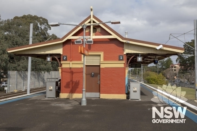 Carramar Railway Station Group - Platform Building, eastern elevation.