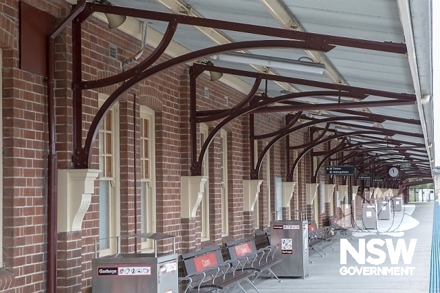 Casino Railway Precinct and Locomotive Depot - Under awning and building detail
