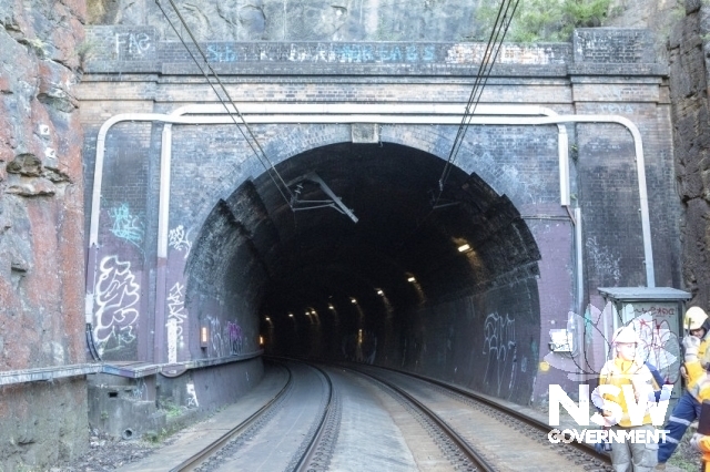 Glenbrook Railway Deviation - Tunnel Portal - western end