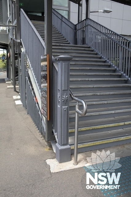 Lindfield Railway Station Group - Stair Newell post with star design