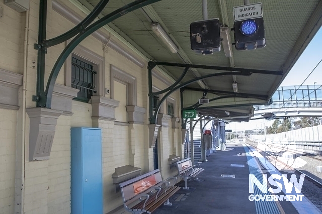 Sefton Railway Station Group - Platform building, southern elevation. Platform 2