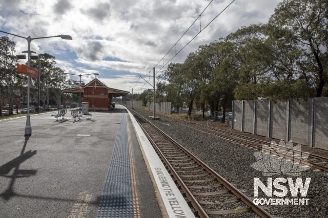 Carramar Railway Station Group - Platform 2 looking east.