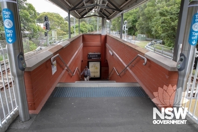 Artarmon Railway Station Group - Stairs to the subway.