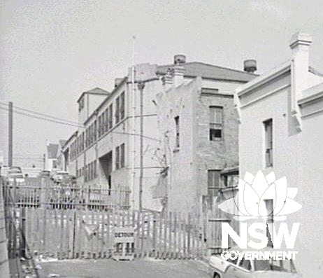 Clisdell Street elevation of former Penfolds factory in 1963, viewed from the north