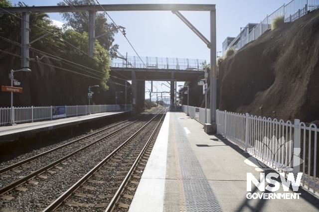 Wollongong Railway Station Group - Crown St overbridge, North of the station