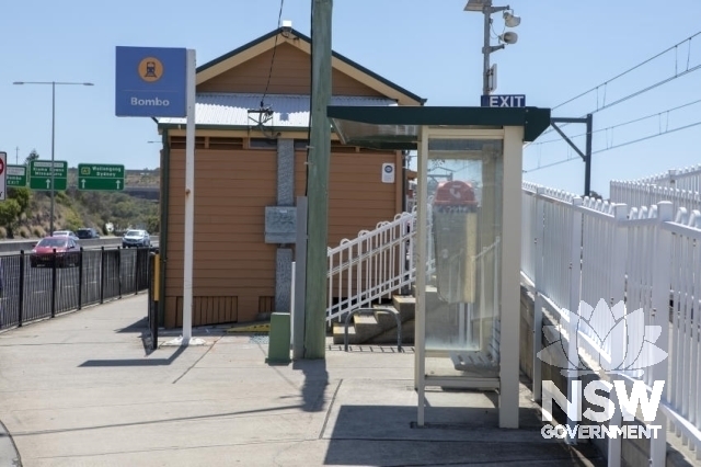 Bombo Railway Station - Platform building - south elevation