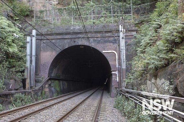 Woy Woy Railway Tunnel - The Eastern abutment