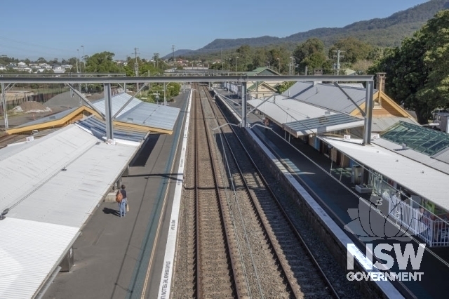 Thirroul Railway Station Group - looking south from the footbridge.