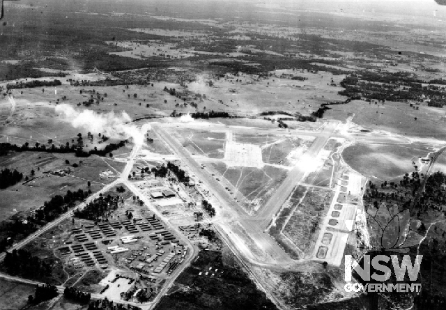 HMAS Nirimba, aerial photograph from east, nd