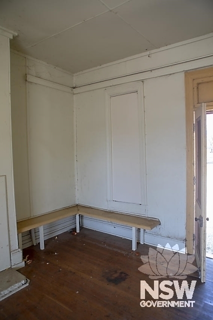 Culcairn Railway Precinct - Waiting room Bench seat