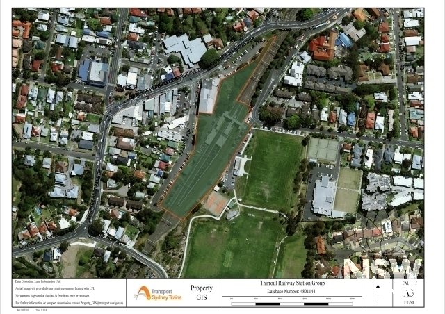 Thirroul Railway Station Group Curtilage Map