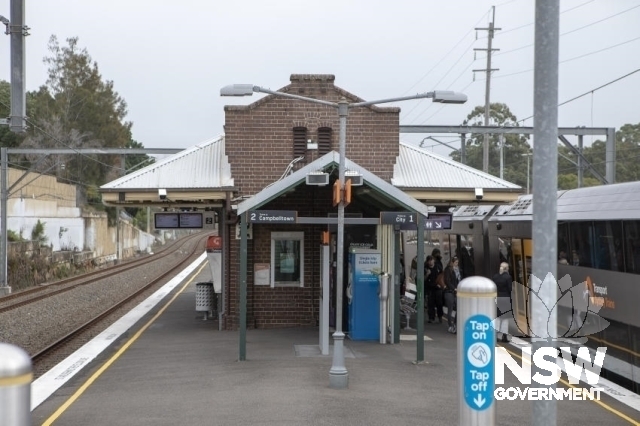Bardwell Park Railway Station Group - Station entrance to the northern elevation.