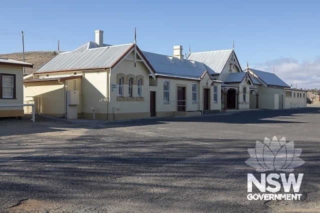 Cooma Railway Precinct - Station building from the carpark.