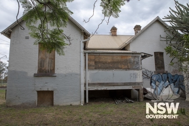 Mulgrave Railway Residence - Back of residence, western elevation.