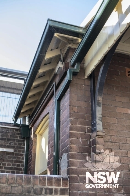Ashfield Railway Station Group - Detail on the Parcel office.
