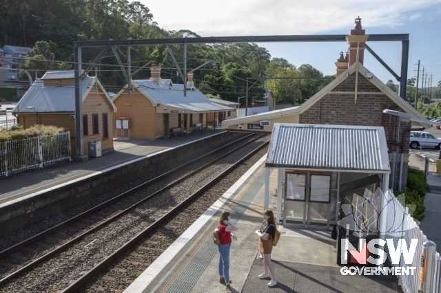 Ourimbah Railway Station Group and Residence - Station from the overhead footbridge