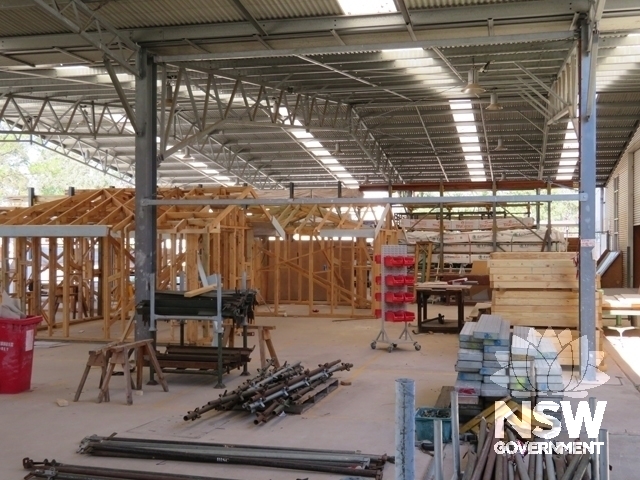 Block T7: Interior of covered open area