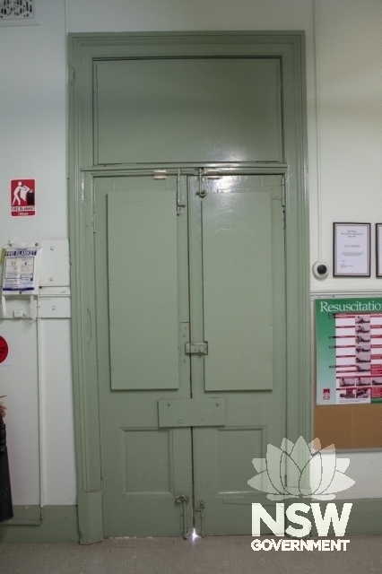 East Maitland Railway Precinct - Double doors to the old waiting room