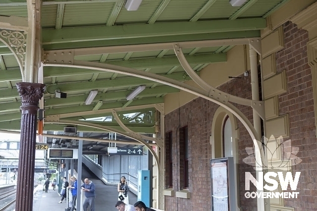 Liverpool Railway Station and Goods Shed - Under awning detail.