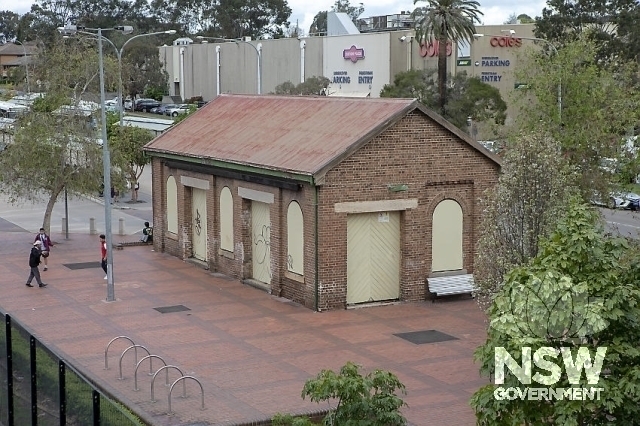 St Marys Railway Station Group - Goods shed North and west elevations.