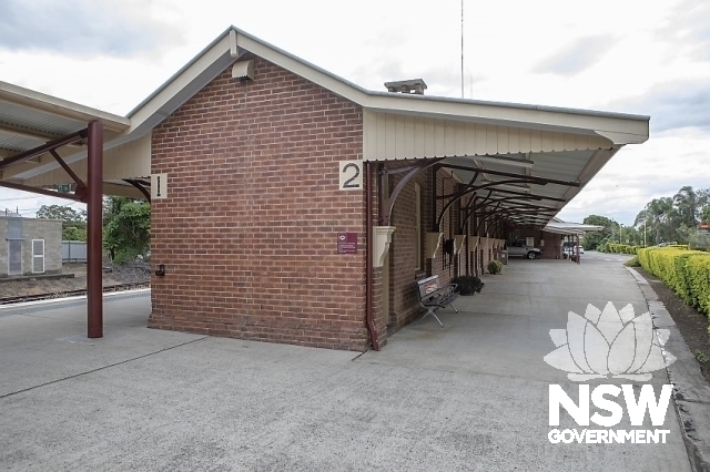 Casino Railway Precinct and Locomotive Depot - Old platform 2 side of the station building